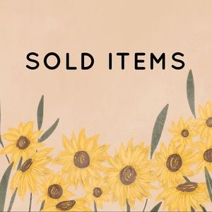 SOLD ITEMS